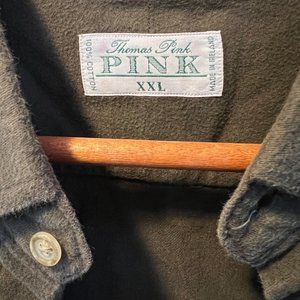 Thomas Pink Long Sleeve Flannel XXL  Khaki Green